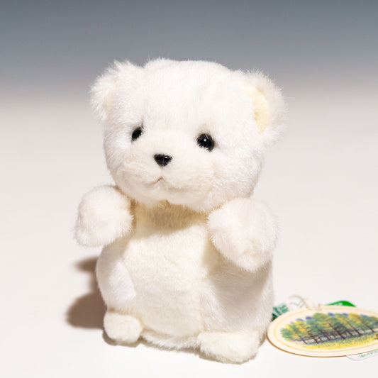たけのこ TAKENOKO ぬいぐるみ 森のなかま (ミニ) クマ 白 85209 正面