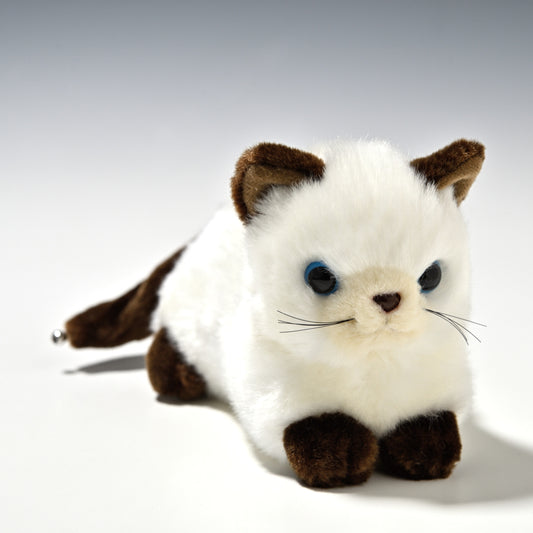 たけのこ TAKENOKO ぬいぐるみ プチどりーむ ミニ (A) シャムネコ 95029 正面