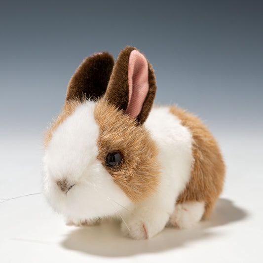 吉徳 ぬいぐるみ りくのなかまたち ウサギ ブラウン 180499 正面