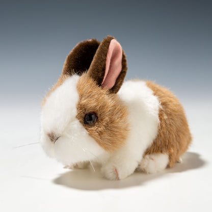 吉徳 ぬいぐるみ りくのなかまたち ウサギ ブラウン 180499 右横