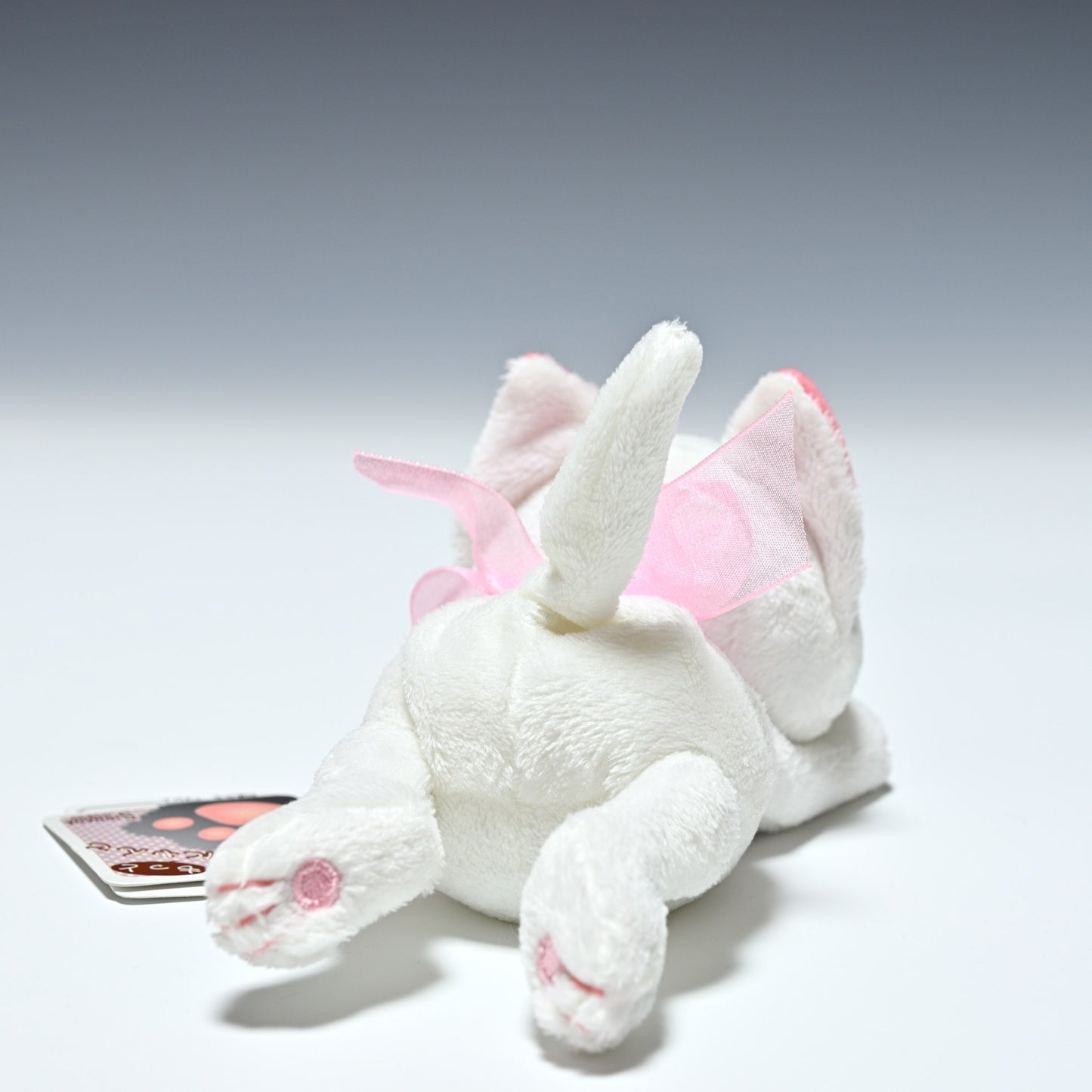 シナダ SHINADA ぬいぐるみ もっとあそんでにゃんこ(M)白 MAN-0098W 後ろ