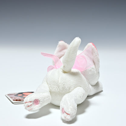 シナダ SHINADA ぬいぐるみ もっとあそんでにゃんこ(M)白 MAN-0098W 後ろ