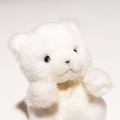 たけのこ TAKENOKO ぬいぐるみ プチプチらんど 森のなかま クマ 白 58440 右横顔