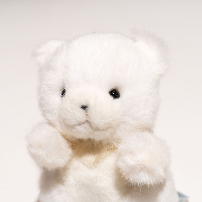 たけのこ TAKENOKO ぬいぐるみ プチプチらんど 森のなかま クマ 白 58440 左横顔