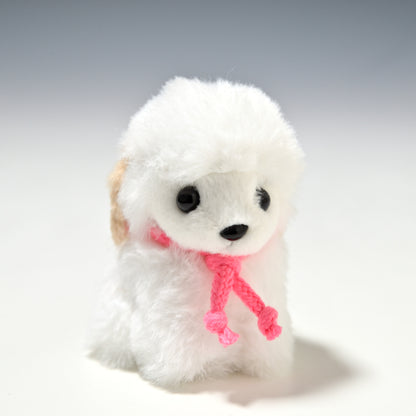 たけのこ TAKENOKO ぬいぐるみ キャンディフォンテーヌ トイプードル 白 48238 正面