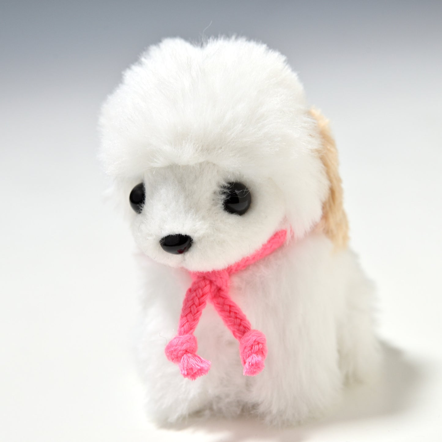 たけのこ TAKENOKO ぬいぐるみ キャンディフォンテーヌ トイプードル 白 48238 左横顔