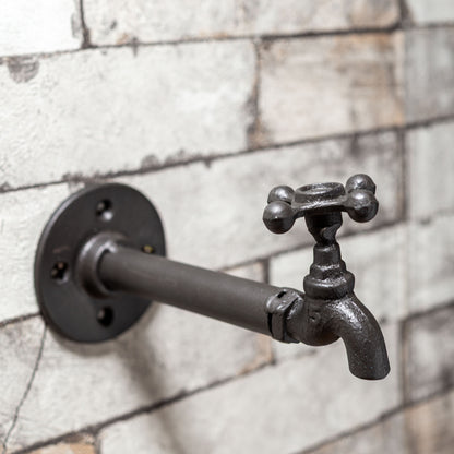 アイアン製 壁掛け 蛇口型 ウォールフック Faucet 正面