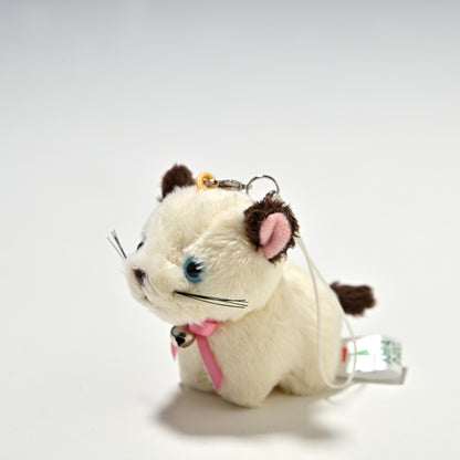 たけのこ TAKENOKO ぬいぐるみ フォンテーヌストラップ シャムネコ 38037 右横