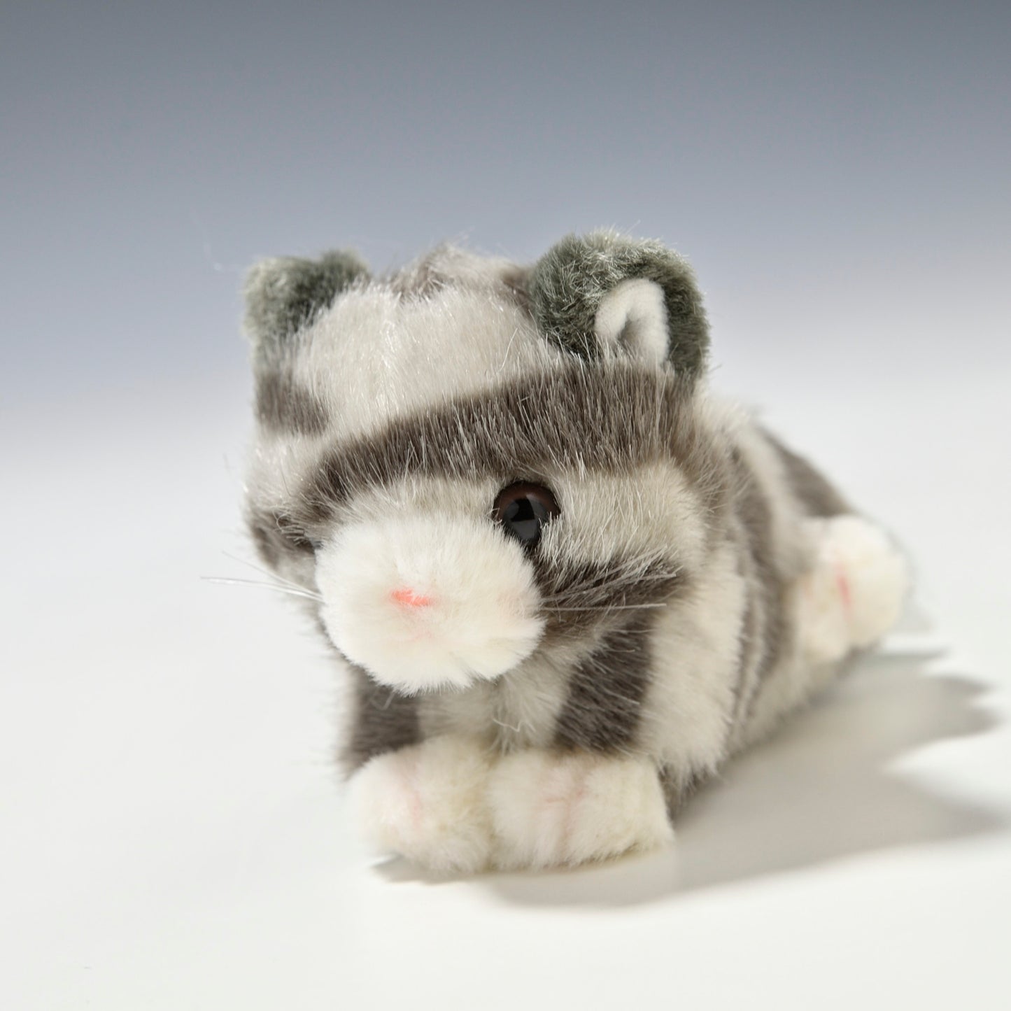 たけのこ TAKENOKO ぬいぐるみ プチプチらんど (A) ネコ グレー 58431 左横顔