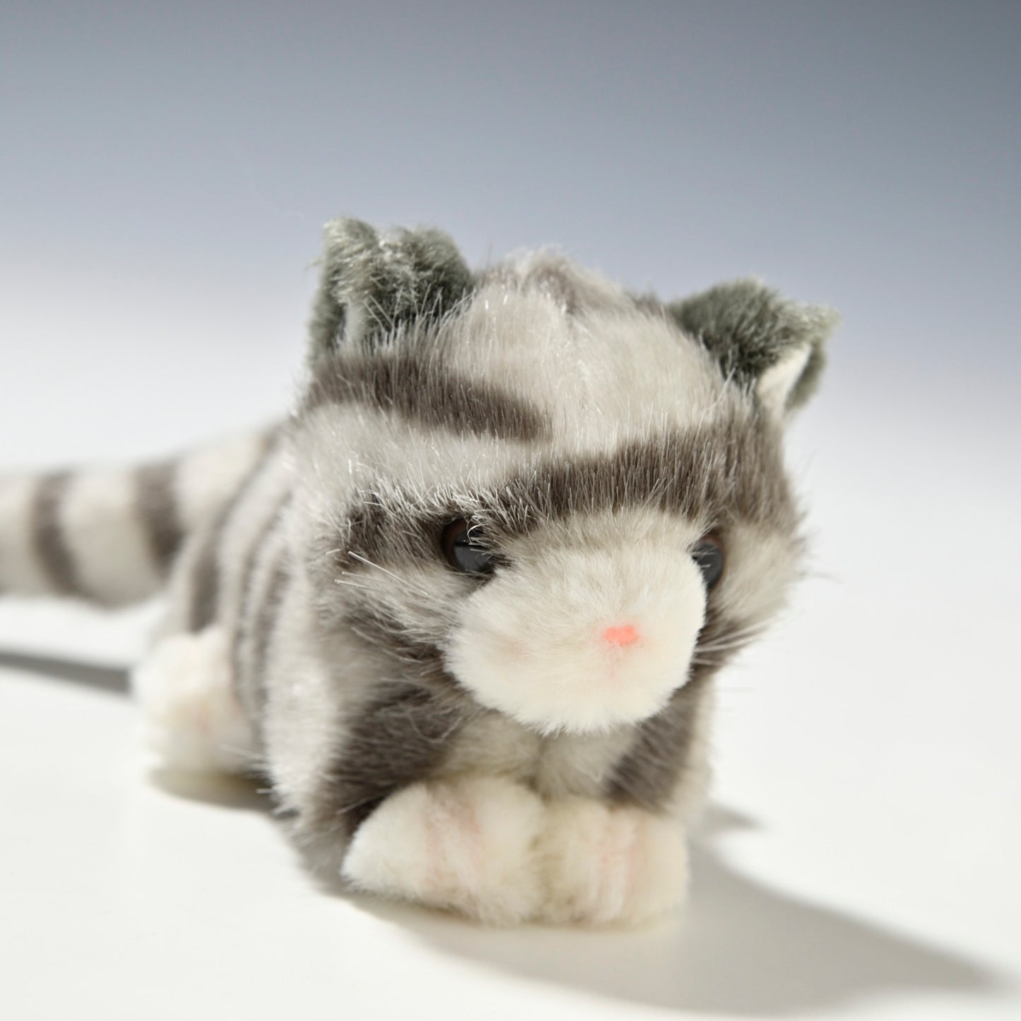 たけのこ TAKENOKO ぬいぐるみ プチプチらんど (A) ネコ グレー 58431 右横顔