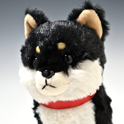 キュート販売 CUTE ぬいぐるみ ぽていぬ くろしばちゃん 黒柴犬 D0053 左横顔