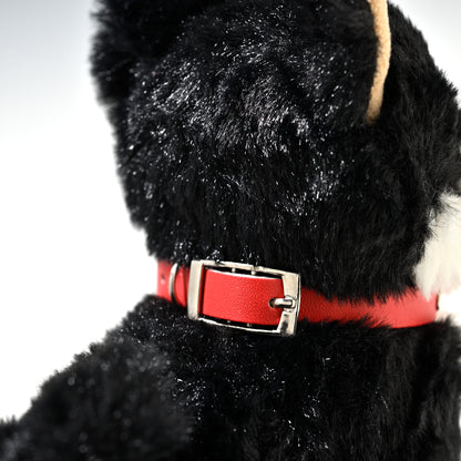 キュート販売 CUTE ぬいぐるみ ぽていぬ くろしばちゃん 黒柴犬 D0053 首輪のアップ