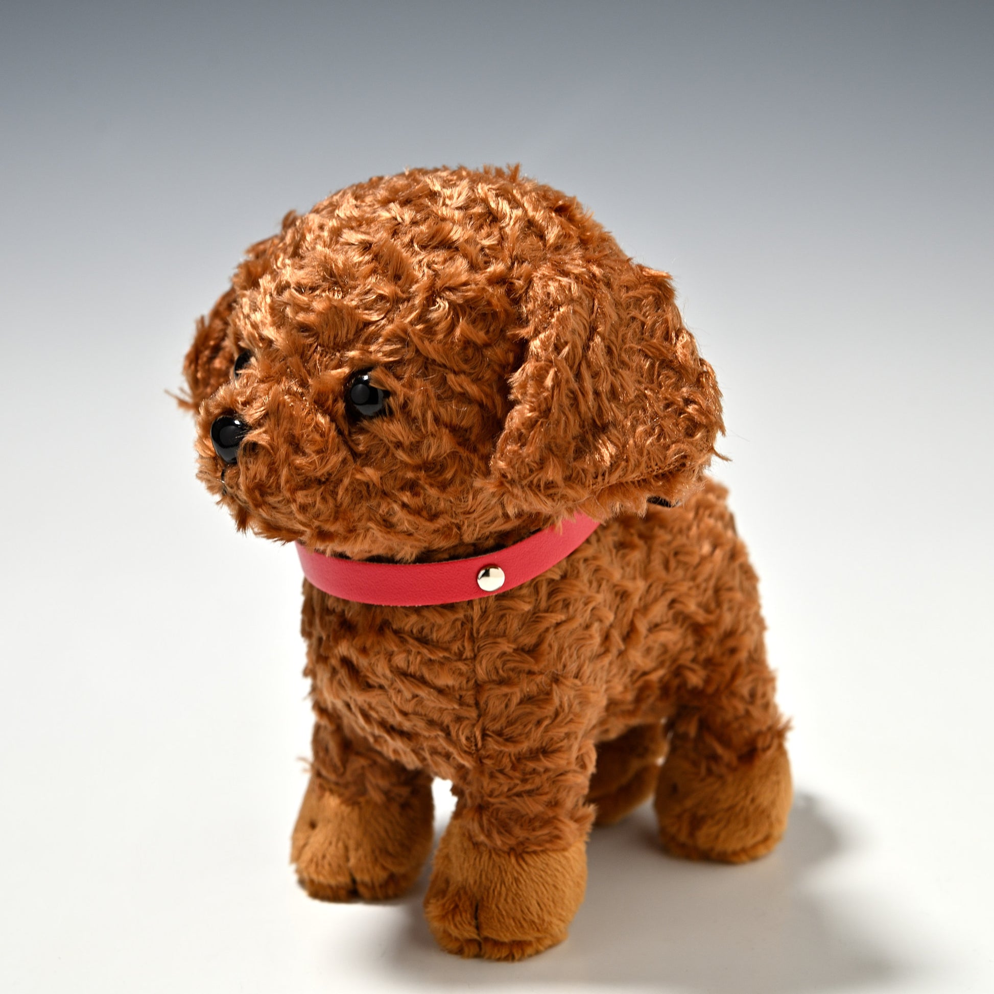 キュート販売 CUTE ぬいぐるみ ぽていぬ トイプーちゃん トイプードル ブラウン D0060 右横