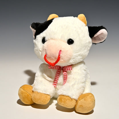 キュート販売 CUTE ぬいぐるみ ウシさんシリーズ おすわりウシさん M F0274 正面