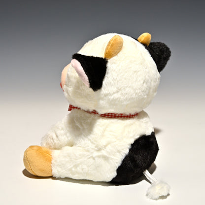 キュート販売 CUTE ぬいぐるみ ウシさんシリーズ おすわりウシさん M F0274 右横