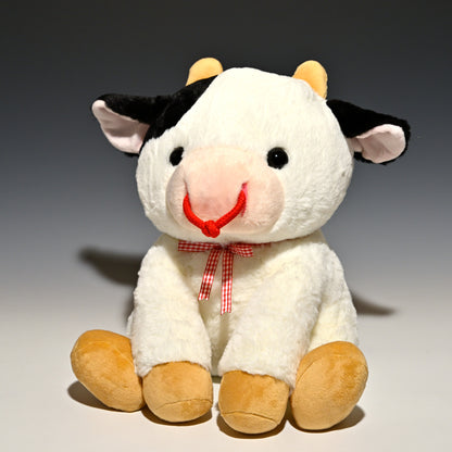 キュート販売 CUTE ぬいぐるみ ウシさんシリーズ おすわりウシさん L F0275 正面