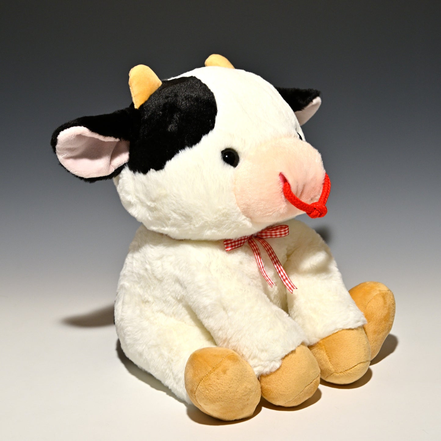 キュート販売 CUTE ぬいぐるみ ウシさんシリーズ おすわりウシさん L F0275 左横