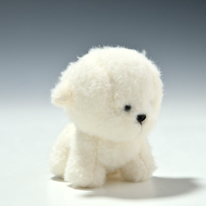 内藤デザイン研究所 ぬいぐるみ わたぽ 犬のなかま ビジョンフリーゼ 左横