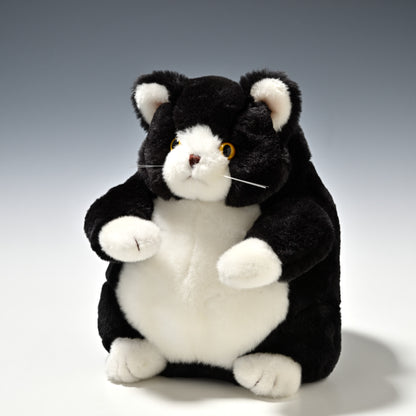オリエンタルトーイ ぬいぐるみ 黒猫こてつ Lサイズ H-393 正面
