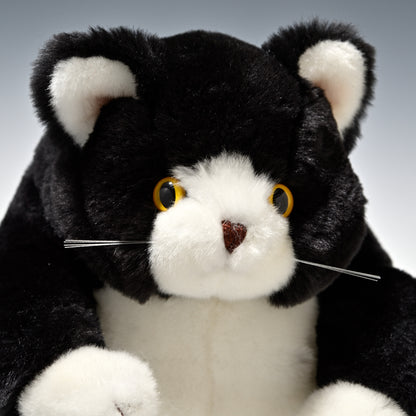 オリエンタルトーイ ぬいぐるみ 黒猫こてつ Lサイズ H-393 右横顔
