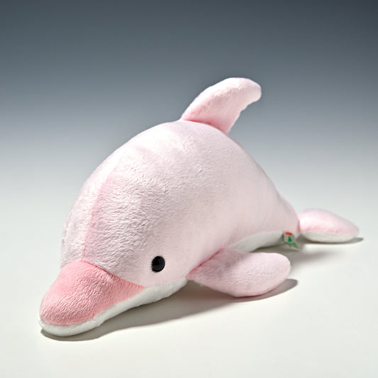 たけのこ TAKENOKO ぬいぐるみ NEW イルカ Mサイズ ピンク 16768 正面