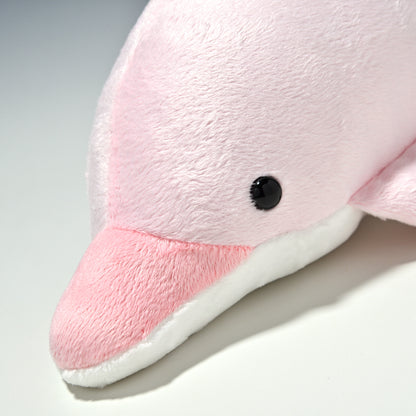 たけのこ TAKENOKO ぬいぐるみ NEW イルカ Mサイズ ピンク 16768 左横顔