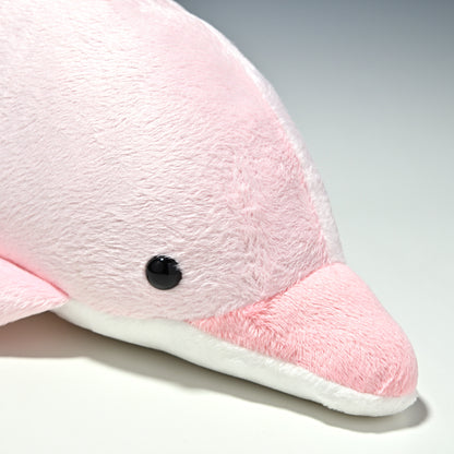 たけのこ TAKENOKO ぬいぐるみ NEW イルカ Mサイズ ピンク 16768 右横顔