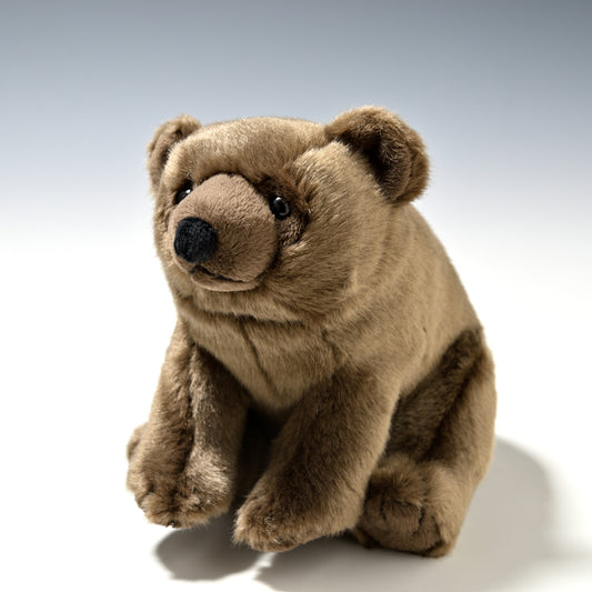 吉徳 ぬいぐるみ りくのなかまたち ヒグマ 180253 正面