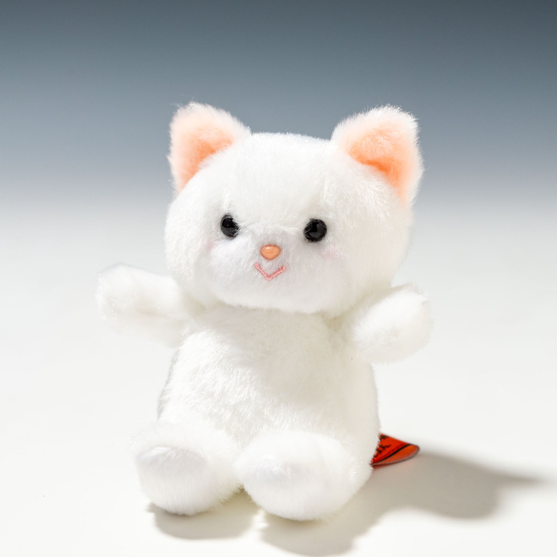 吉徳 ぬいぐるみ レトロぬいぐるみこれくしょん mini ミニ クリーミー(ねこ) 正面