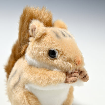 吉徳 ぬいぐるみ りくのなかまたち りすのサック 180341 右横顔