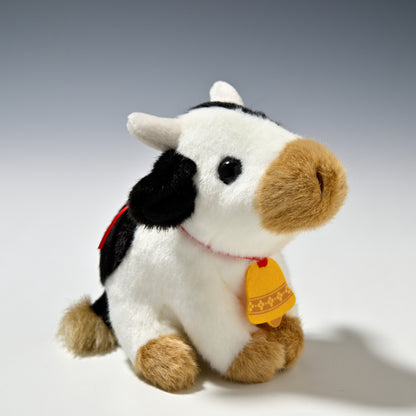 吉徳 ぬいぐるみ りくのなかまたち カウベルつき うし 180600 左横
