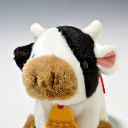 吉徳 ぬいぐるみ りくのなかまたち カウベルつき うし 180600 左横顔