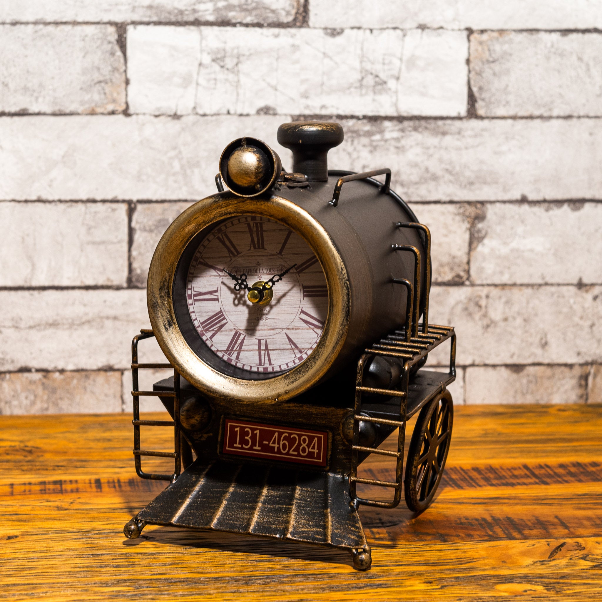 レトロ 蒸気機関車の置き時計 ヴィンテージ