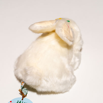 ウサギ S ホワイト F0001 | キュート販売 CUTEの後ろ姿