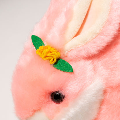 ウサギ S ピンク F0105 | キュート販売 CUTEの耳元のお花