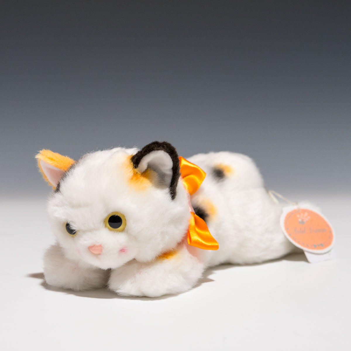 たけのこ TAKENOKO ぬいぐるみ リボンネコ ミケネコ 15786 正面
