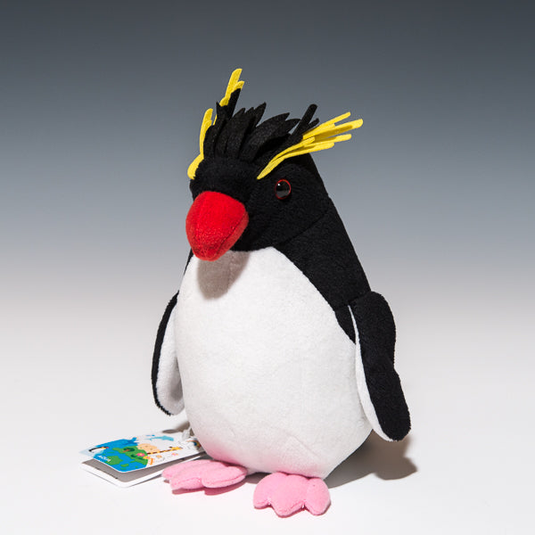 アクア AQUA ぬいぐるみ ペンギンコレクション ロックホッパーペンギン 00100282の正面から